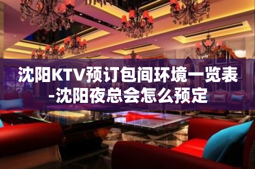 沈阳KTV预订包间环境一览表-沈阳夜总会怎么预定
