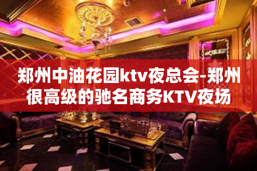 郑州中油花园ktv夜总会-郑州很高级的驰名商务KTV夜场