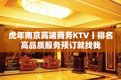 虎年南京高端商务KTV丨排名高品质服务预订就找我
