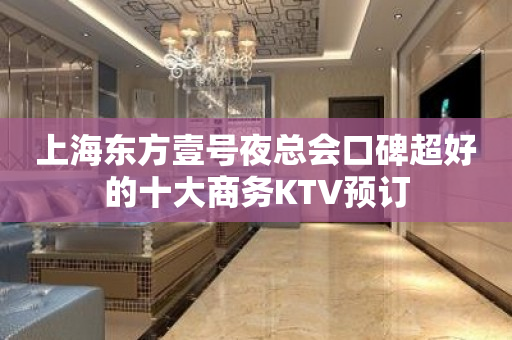 上海东方壹号夜总会口碑超好的十大商务KTV预订
