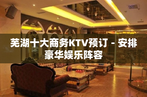芜湖十大商务KTV预订－安排豪华娱乐阵容