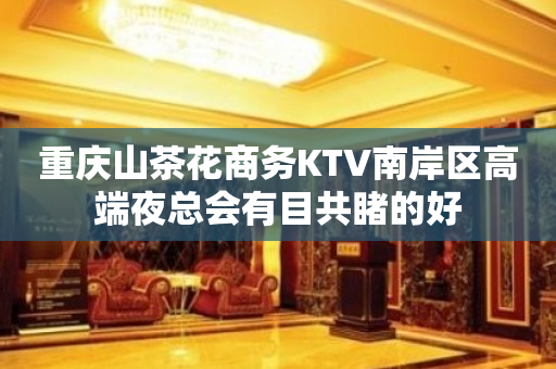 重庆山茶花商务KTV南岸区高端夜总会有目共睹的好