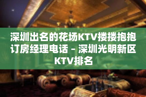 深圳出名的花场KTV搂搂抱抱订房经理电话 – 深圳光明新区KTV排名