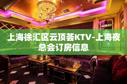 上海徐汇区云顶荟KTV-上海夜总会订房信息