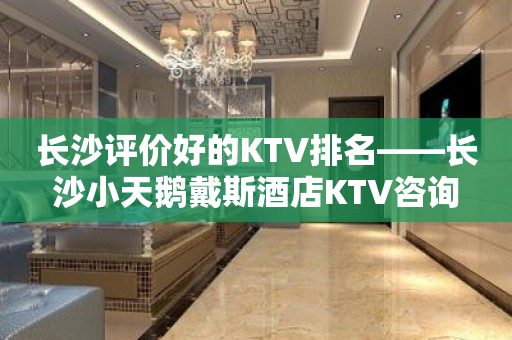 长沙评价好的KTV排名——长沙小天鹅戴斯酒店KTV咨询