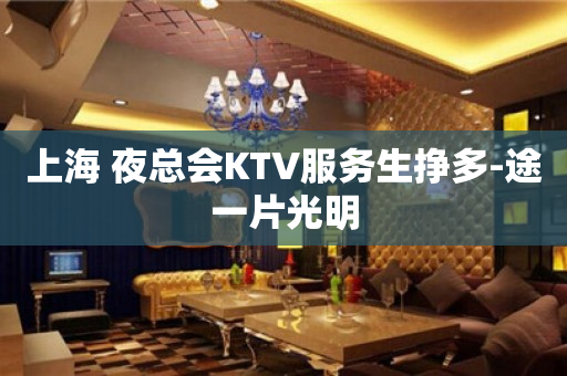上海 夜总会KTV服务生挣多-途一片光明