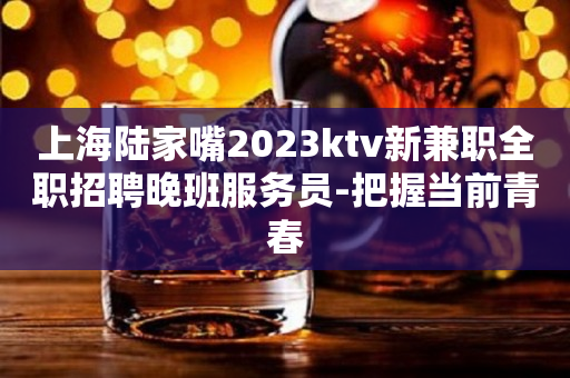 上海陆家嘴2023ktv新兼职全职招聘晚班服务员-把握当前青春