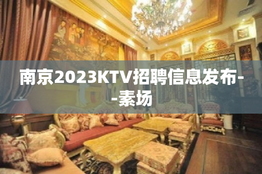 南京2023KTV招聘信息发布--素场